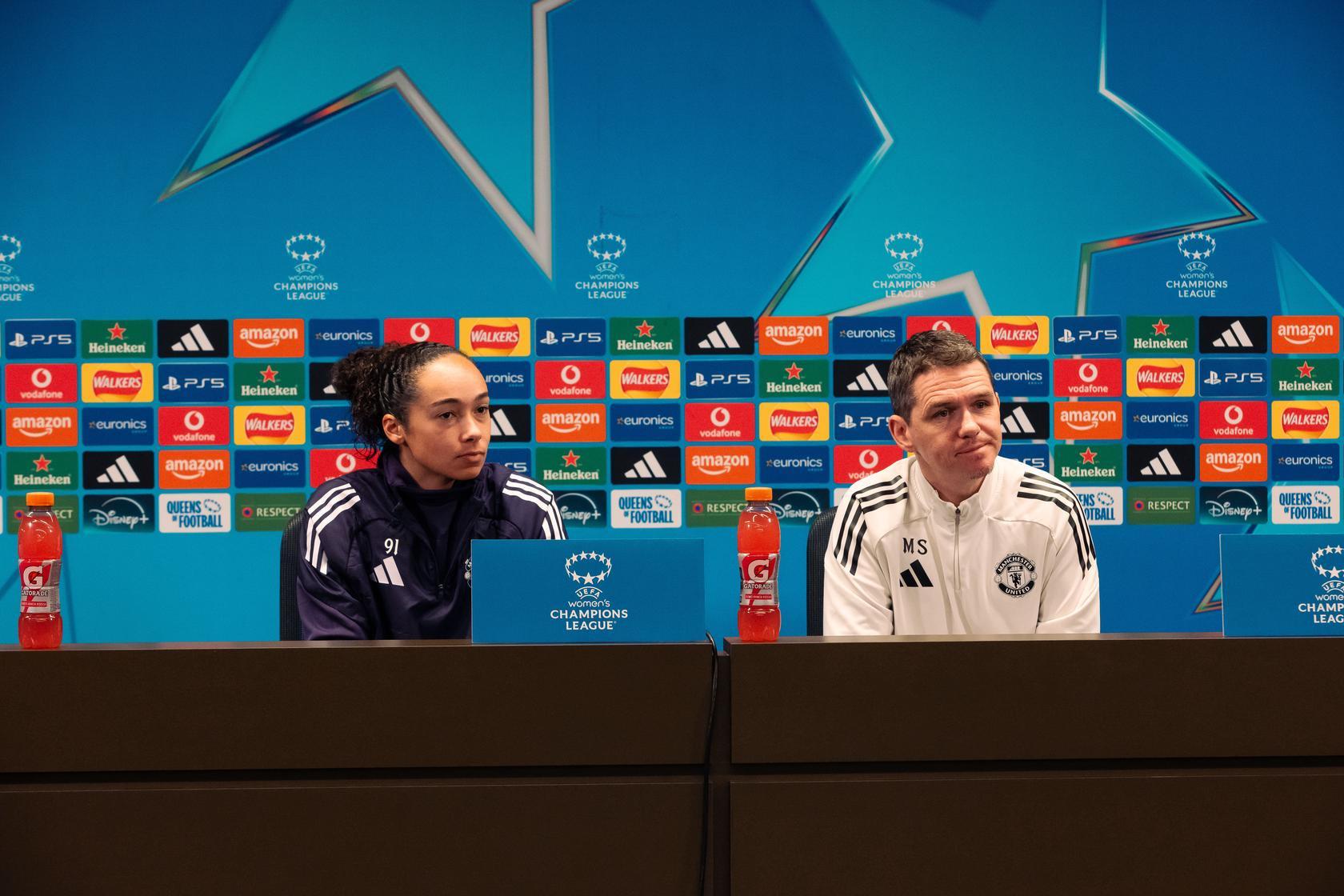 Press conference: United Women v Atletico Madrid