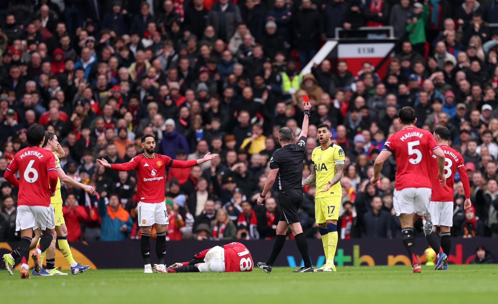 Romero given his marching orders