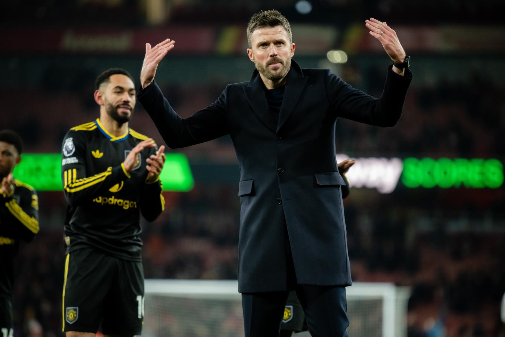 Watch Carrick's post-Arsenal press conference