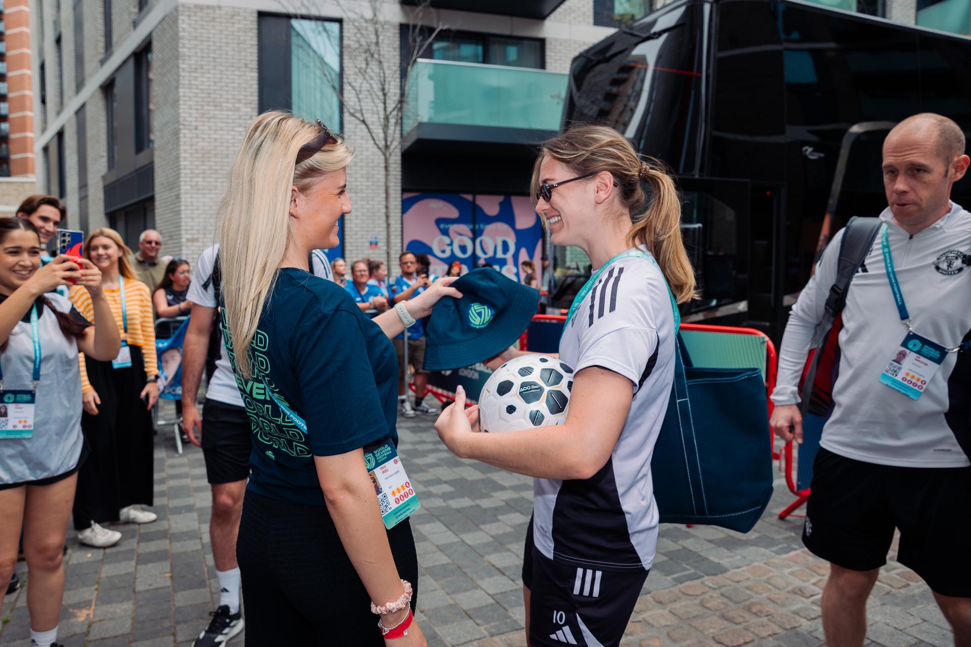 A warm welcome on day two!