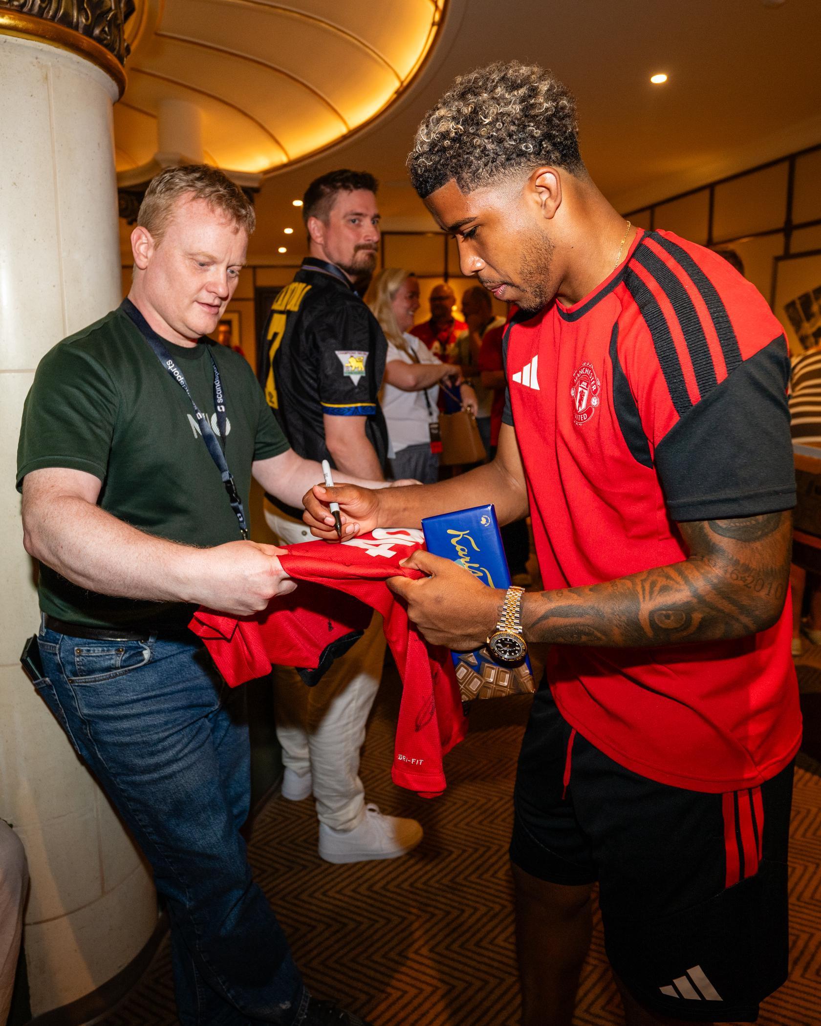 The Reds check in